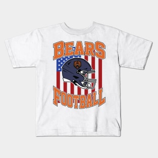 Retro Bears Football Kids T-Shirt